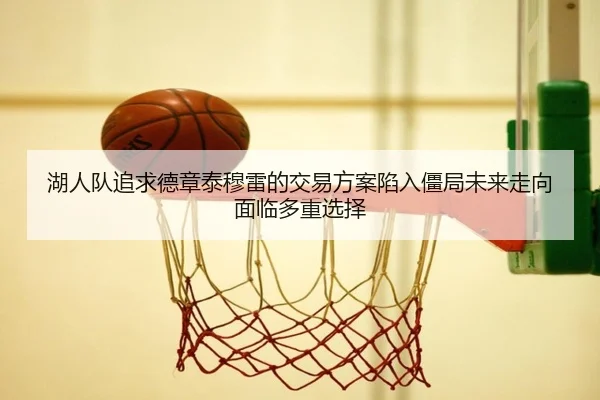 湖人队追求德章泰穆雷的交易方案陷入僵局未来走向面临多重选择